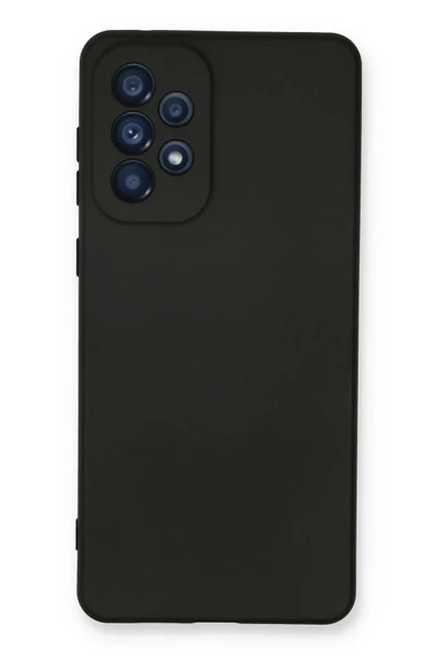 Samsung Galaxy A73 5G Kılıf Nano içi Kadife Silikon - Siyah ürün görseli