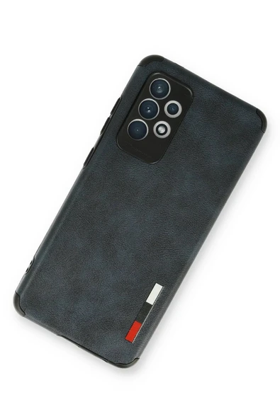 Samsung Galaxy A73 5G Kılıf Loop Deri Silikon - Lacivert - Resim 3