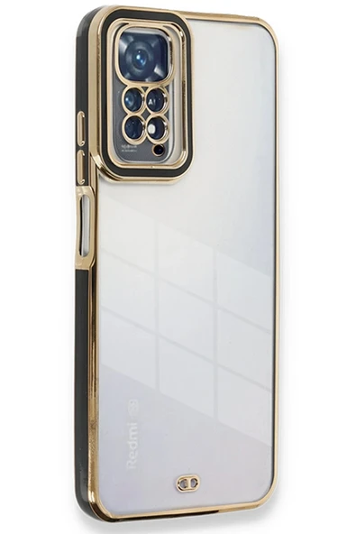 Xiaomi Redmi Note 11 Pro Kılıf Liva Lens Silikon - Siyah ürün görseli
