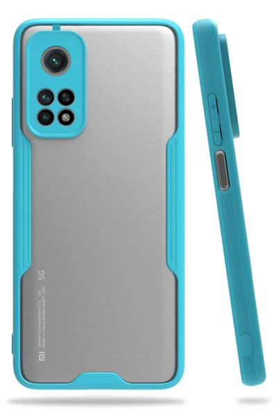 Xiaomi Mi 10T Pro Kılıf Platin Silikon - Mavi ürün görseli