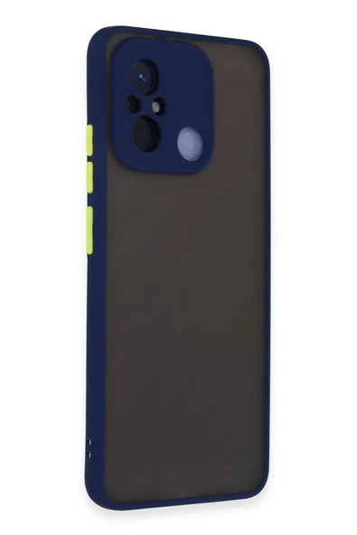 Xiaomi Redmi 12C Kılıf Montreal Silikon Kapak - Lacivert - Resim 2