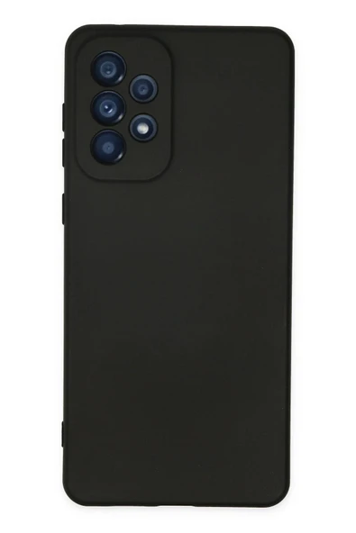 Samsung Galaxy A23 4G Kılıf Nano içi Kadife Silikon - Siyah ürün görseli