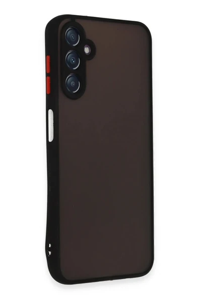 Samsung Galaxy A24 4G Kılıf Montreal Silikon Kapak - Siyah - Resim 3