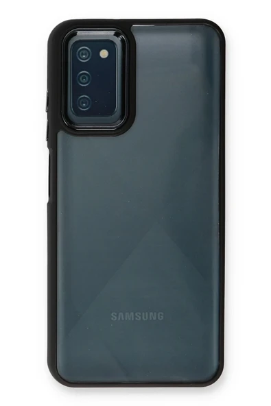 Samsung Galaxy A03S Kılıf Dora Kapak - Siyah - Resim 3