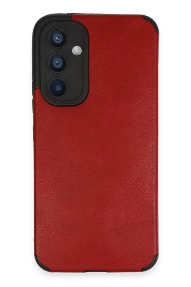 Samsung Galaxy A54 5G Kılıf Loop Deri Silikon - Kırmızı ürün görseli