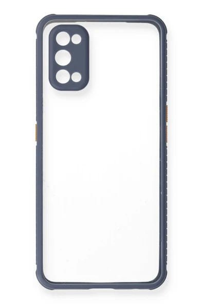 Realme 7 Pro Kılıf Miami Şeffaf Silikon - Gri - Resim 2