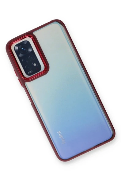 Xiaomi Redmi Note 11 Pro Kılıf Dora Kapak - Kırmızı - Resim 3