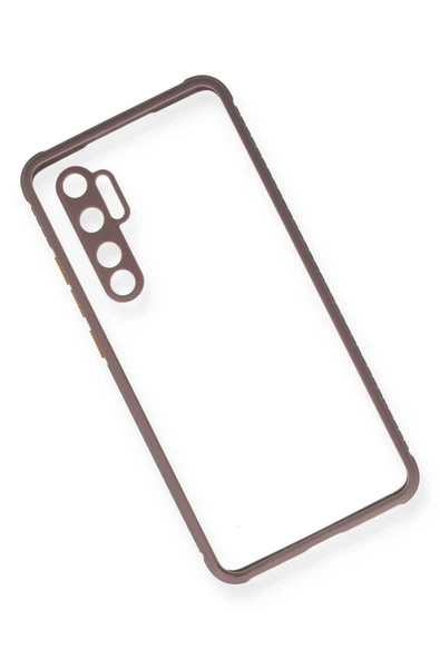 Xiaomi Mi Note 10 Lite Kılıf Miami Şeffaf Silikon - Açık Mor - Resim 3