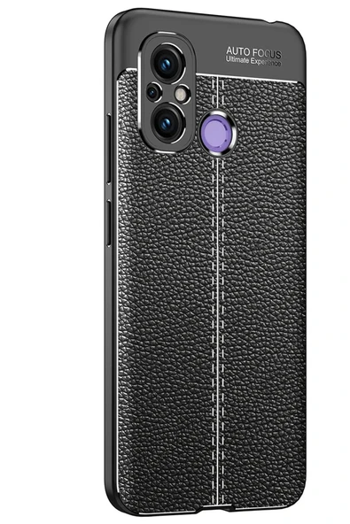 Xiaomi Redmi 12C Kılıf Auto Focus Kapak - Siyah - Resim 2