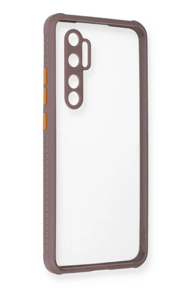 Xiaomi Mi Note 10 Lite Kılıf Miami Şeffaf Silikon - Açık Mor ürün görseli