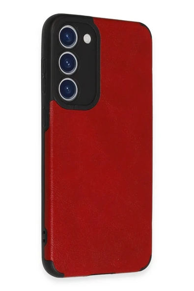 Samsung Galaxy S23 Kılıf Loop Deri Silikon - Kırmızı - Resim 2