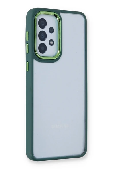 Samsung Galaxy A13 4G Kılıf Dora Kapak - Haki Yeşil ürün görseli