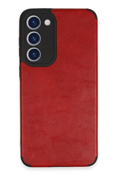 Samsung Galaxy S23 Kılıf Loop Deri Silikon - Kırmızı ürün görseli