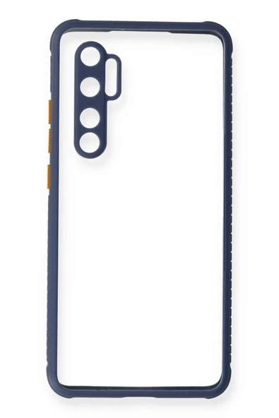 Xiaomi Mi Note 10 Lite Kılıf Miami Şeffaf Silikon - Gri - Resim 3