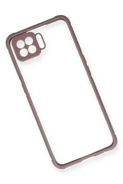 Oppo A73 Kılıf Miami Şeffaf Silikon - Açık Mor - Resim 3