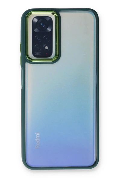 Xiaomi Redmi Note 11 Pro Kılıf Dora Kapak - Haki Yeşil - Resim 2