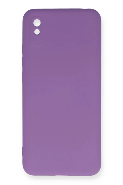 Xiaomi Redmi 9A Kılıf Nano içi Kadife Silikon - Mor ürün görseli