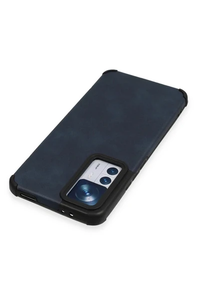 Xiaomi Mi 12T Kılıf Loop Deri Silikon - Lacivert - Resim 2