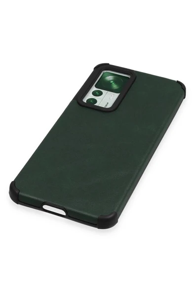 Xiaomi Mi 12T Kılıf Loop Deri Silikon - Yeşil - Resim 4