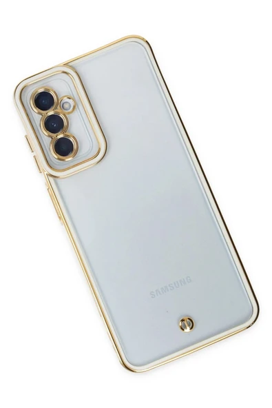 Samsung Galaxy M23 Kılıf Liva Lens Silikon - Beyaz - Resim 2