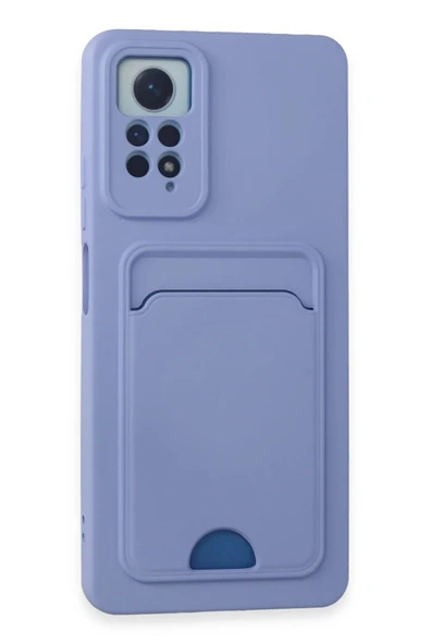 Xiaomi Redmi Note 11 Pro Kılıf Kelvin Kartvizitli Silikon - Lila ürün görseli