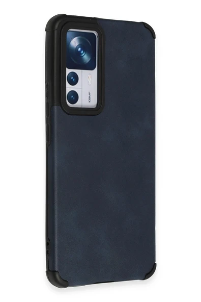 Xiaomi Mi 12T Kılıf Loop Deri Silikon - Lacivert - Resim 3