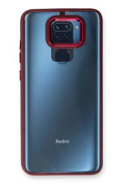 Xiaomi Redmi Note 9 Kılıf Dora Kapak - Kırmızı - Resim 2