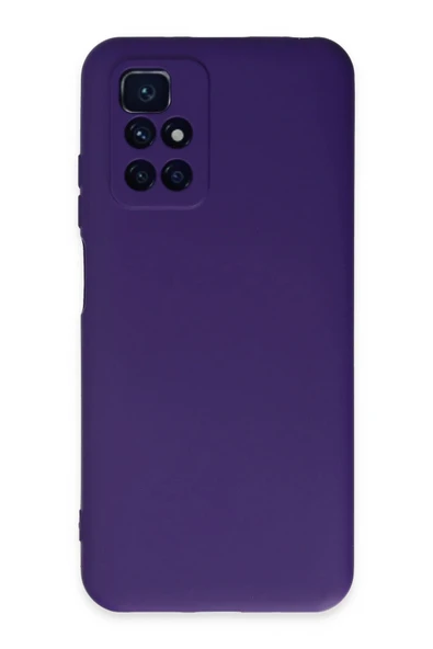Xiaomi Redmi 10 2022 Kılıf Nano içi Kadife Silikon - Mor ürün görseli