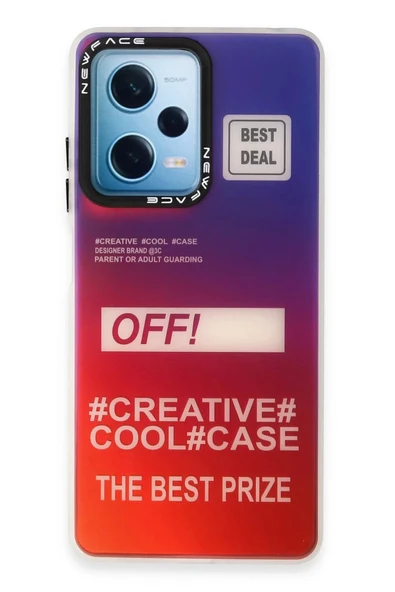 Xiaomi Redmi Note 12 4G Kılıf Estoril Desenli Kapak - Estoril - 9 - Resim 2