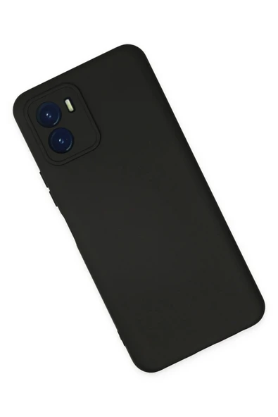 Vivo Y15S Kılıf Nano içi Kadife Silikon - Siyah - Resim 3