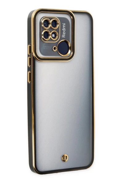 Xiaomi Redmi 10C Kılıf Liva Lens Silikon - Siyah ürün görseli