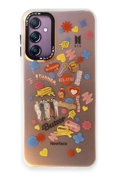 Samsung Galaxy A24 4G Kılıf Estoril Desenli Kapak - Estoril - 16 - Resim 2