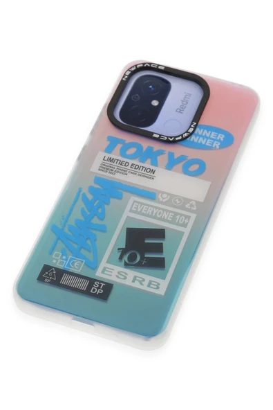 Xiaomi Redmi 12C Kılıf Estoril Desenli Kapak - Estoril - 1 - Resim 4