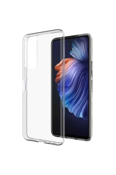 Tecno Camon 18 Kılıf Lüx Şeffaf Silikon - Resim 2