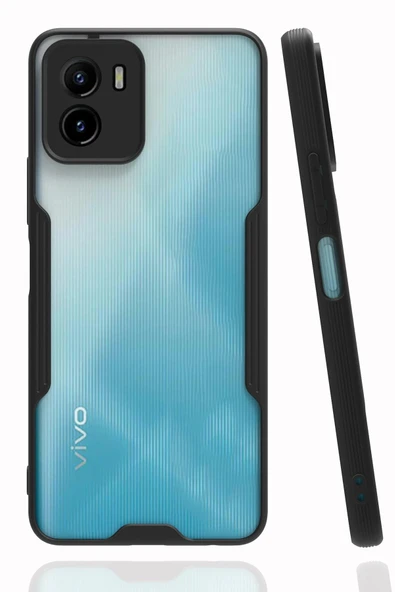 Vivo Y15S Kılıf Platin Silikon - Siyah ürün görseli