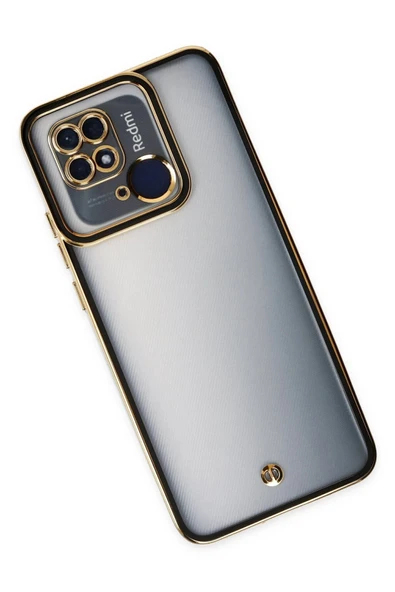 Xiaomi Redmi 10C Kılıf Liva Lens Silikon - Siyah - Resim 3