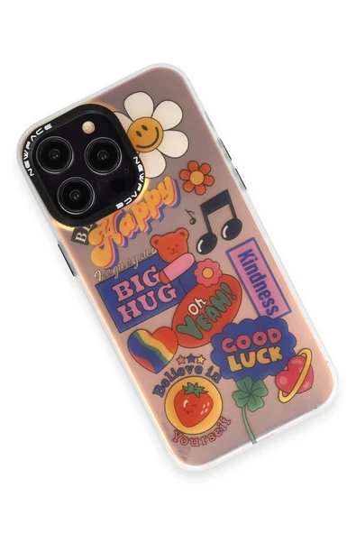 iPhone 13 Pro Max Kılıf Estoril Desenli Kapak - Estoril - 15 - Resim 3