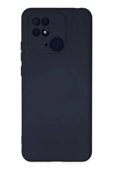 Xiaomi Redmi 10C Kılıf Nano içi Kadife Silikon - Lacivert ürün görseli