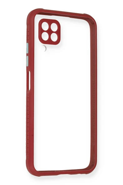 Huawei P40 Lite Kılıf Miami Şeffaf Silikon - Fuşya ürün görseli