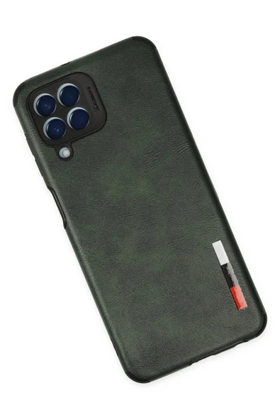 Samsung Galaxy M33 Kılıf Loop Deri Silikon - Yeşil - Resim 2