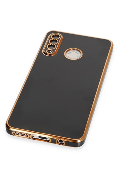 Huawei P30 Lite Kılıf Volet Silikon - Siyah - Resim 4