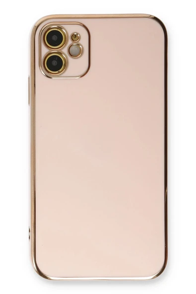 iPhone 11 Kılıf Volet Silikon - Pembe - Resim 2