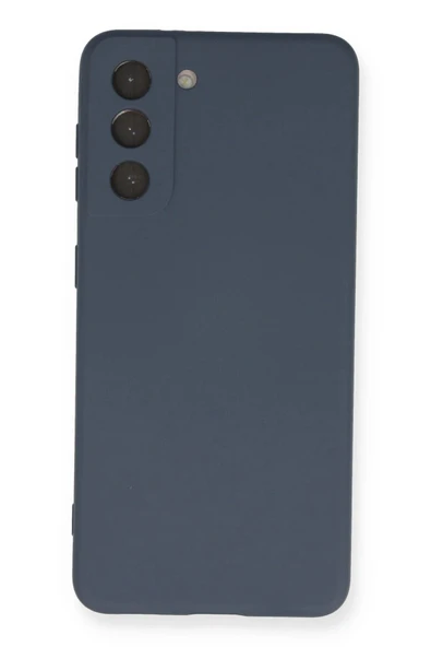 Samsung Galaxy S21 Kılıf Nano içi Kadife Silikon - Gri ürün görseli