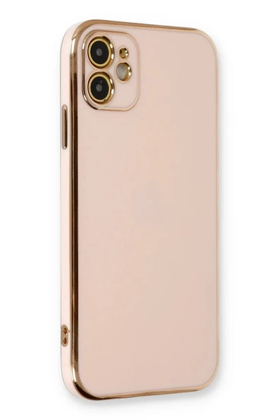 iPhone 11 Kılıf Volet Silikon - Pembe ürün görseli