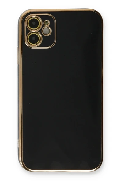 iPhone 11 Kılıf Volet Silikon - Siyah - Resim 2