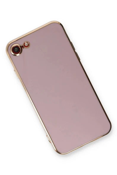 iPhone 7 Kılıf Volet Silikon - Mor - Resim 3