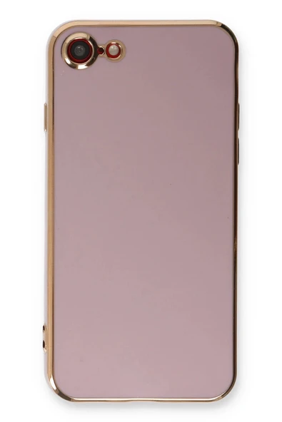 iPhone 7 Kılıf Volet Silikon - Mor - Resim 2
