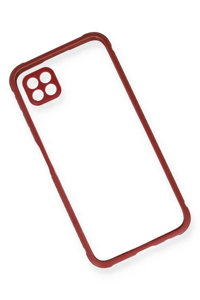 Huawei P40 Lite Kılıf Miami Şeffaf Silikon - Fuşya - Resim 3