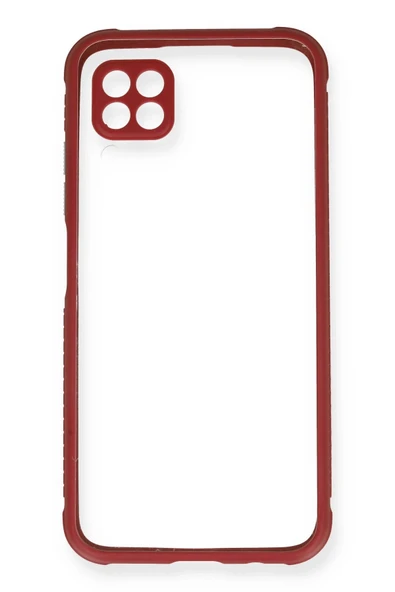 Huawei P40 Lite Kılıf Miami Şeffaf Silikon - Fuşya - Resim 2