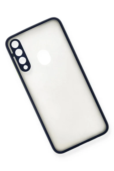 Huawei Y6P Kılıf Montreal Silikon Kapak - Lacivert - Resim 3